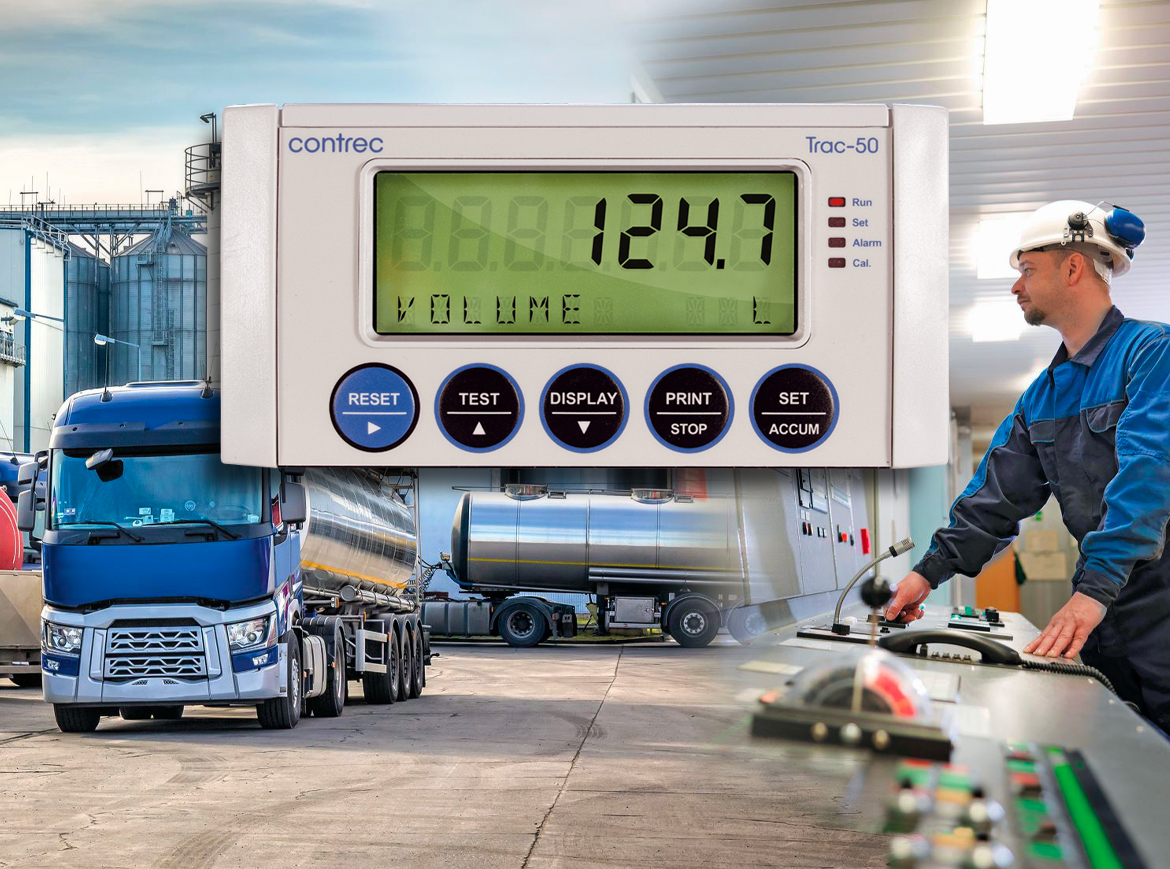 Accurate delivery of fuels, chemicals and food stuffs? Contrec’s new Trac-50 Truck Register provides the ideal solution