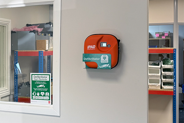 Contrec Prioritises Employee Well-being with New Defibrillator Installation