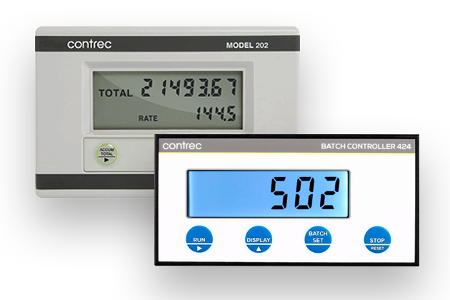 Level and contents display controllers